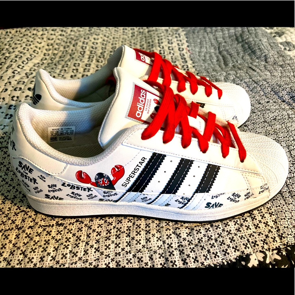 Adidas Shell Toes.